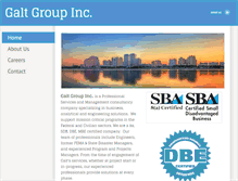 Tablet Screenshot of galtgroup.net